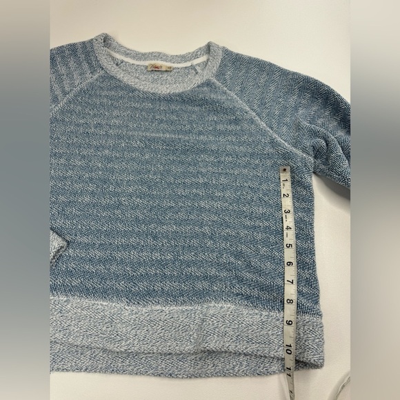 Faherty Whitewater Bells Crewneck Organic Cotton Blend Sweater Medium - Picture 5 of 12